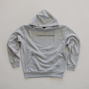 Colossians 3:23 Grey Heather Hoodie