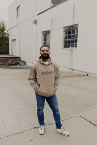 Go and Make (Script) Sandstone Hoodie