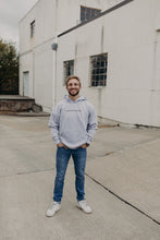 Load image into Gallery viewer, Colossians 3:23 Grey Heather Hoodie
