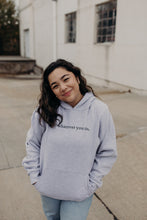 Load image into Gallery viewer, Colossians 3:23 Grey Heather Hoodie
