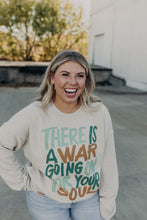 Load image into Gallery viewer, War For Your Soul Heather Dust Crewneck
