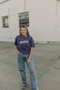 Go and Make (Script) Grape T-Shirt