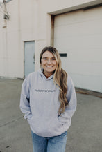 Load image into Gallery viewer, Colossians 3:23 Grey Heather Hoodie
